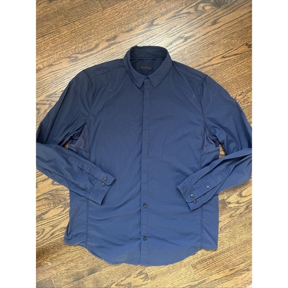 Lululemon Black Long Sleeve Shirt Sz M-L.    A1 - Picture 1 of 11